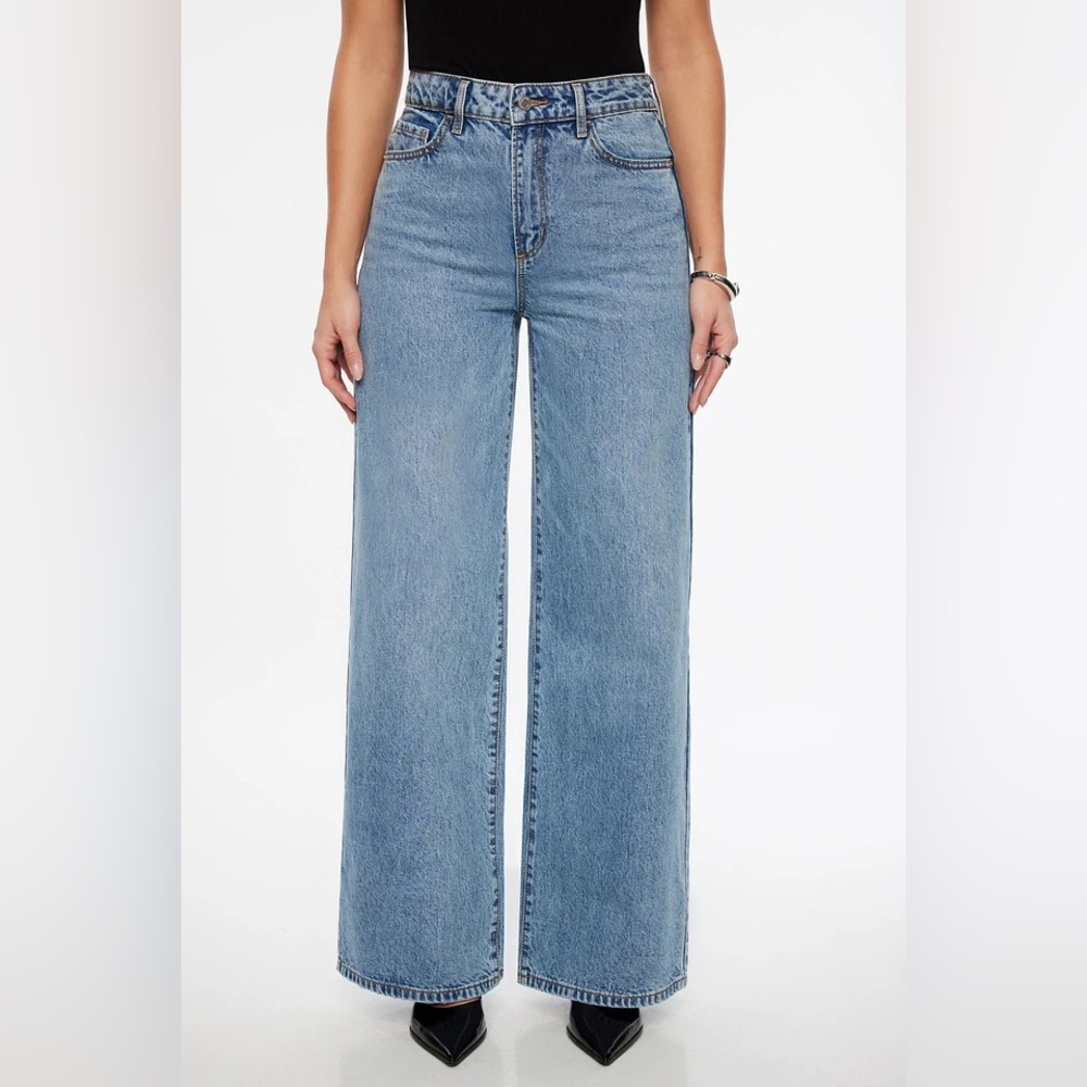NWT Dynamite Light Blue Wide Leg Jeans